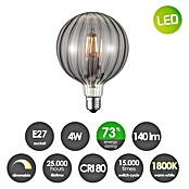 Home Sweet Home LED-Lampe Filament Classic Vintage Globe-Form gestreift (E27, Dimmbar, Warmweiß, 140 lm, 4 W) | BAUHAUS