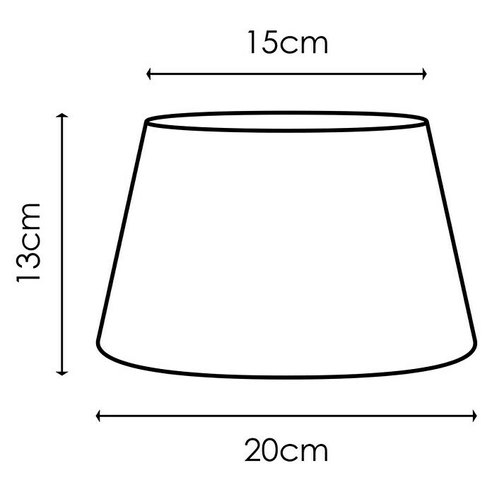 Home Sweet Home Lampenschirm (L x B x H: 20 x 15 x 13 cm, Weiß, E27) | BAUHAUS
