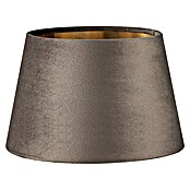 Home Sweet Home Lampenschirm Velvet (Grau-Gold, E27, 20 x 15 x 13 cm) | BAUHAUS