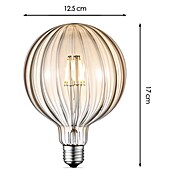 Home Sweet Home LED-Lampe Filament Classic Vintage Globe-Form gestreift (E27, Dimmbar, Warmweiß, 400 lm, 4 W) | BAUHAUS