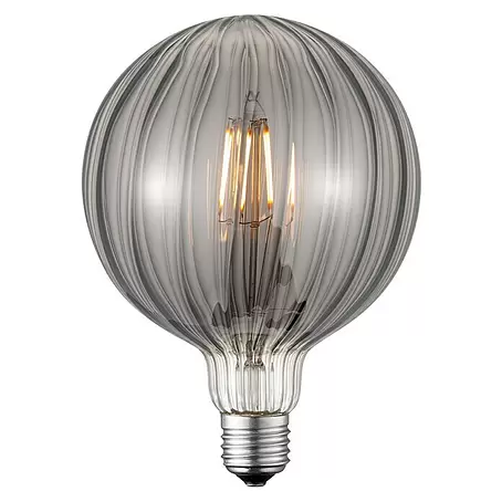 Home Sweet Home  LED-Lampe Filament Classic Vintage Globe-Form gestreift