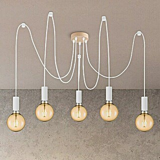Home Sweet Home Plafondhouder voor lamp (5 voudig, Hout, 12 cm)