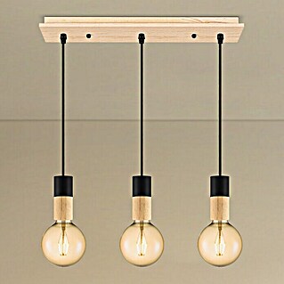 Home Sweet Home Plafondhouder voor lamp (3 voudig, 9,5 x 47 cm)