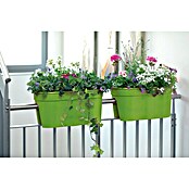 KHW Geländertopf Flowerclip XL (2 Stk., 57,5 cm, Grün)