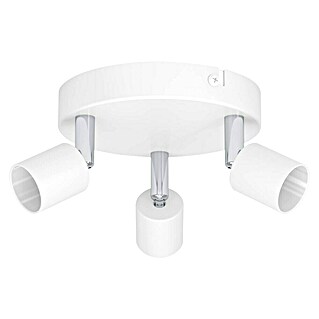 Eglo Okrogli stropni reflektor Stecci-E (15 W, Ø x V: 14 x 7,5 cm, Bela, GU10)