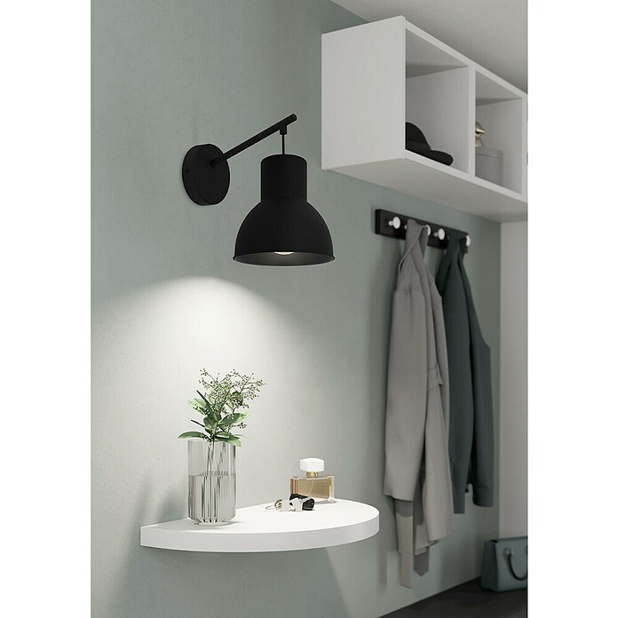 Eglo Capoliverie Pantalla de lámpara (Ø x Al: 17,5 x 17 cm, Negro) | BAUHAUS