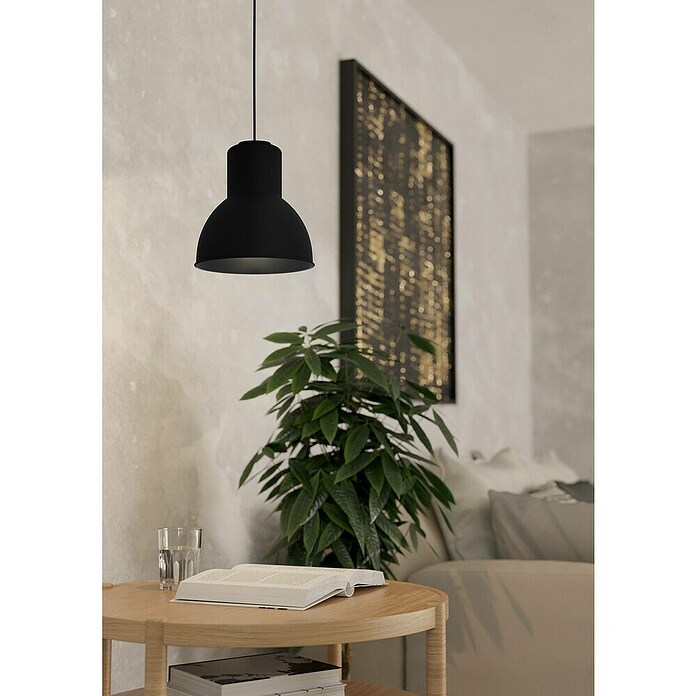 Eglo Capoliverie Pantalla de lámpara (Ø x Al: 17,5 x 17 cm, Negro) | BAUHAUS