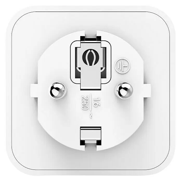 Hama Smart-Steckdose WLAN Matter - Innen, Weiß, 3.680 W - Weiße Schuko-Steckdose Typ F, 16A 250V.