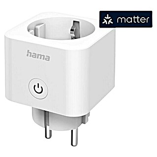 Hama Smart-Steckdose WLAN Matter (Innen, Weiß, 3.680 W)