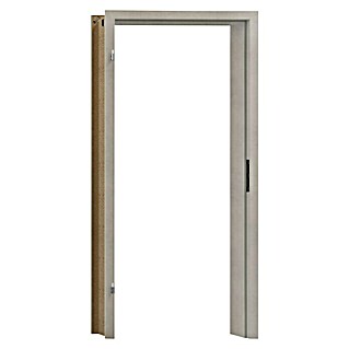 GetaDoor Laminit Türzarge GL 434 (735 x 1.985 mm, Wandstärke: 145 mm, DIN Anschlag: Links, Semento Betonoptik)