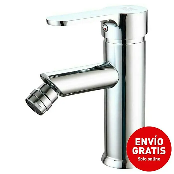 Universal de Grifería Ganges Grifo monomando de bidé - Cromo, Brillante - Grifo cromado con diseño moderno para baño o cocina. Brillante y funcional.