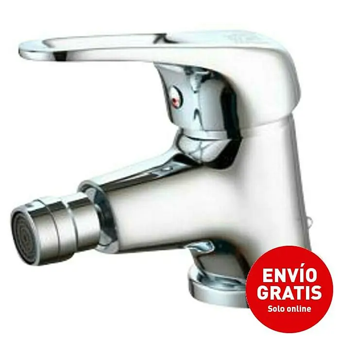 Universal de Grifería Nilo Grifo monomando de bidé - Cromo, Brillante - Grifo cromado con aireador ajustable. Diseño moderno e instalación sencilla, perfecto para cualquier baño.