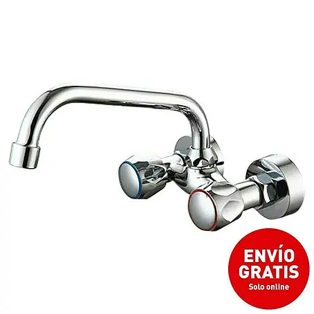 Universal de Grifería  Grifo de cocina bimando de pared Tajo