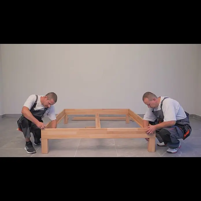 Krok Wood Bett Valetta90 x 200 cm, Buche - Krok Wood Bett Valetta
