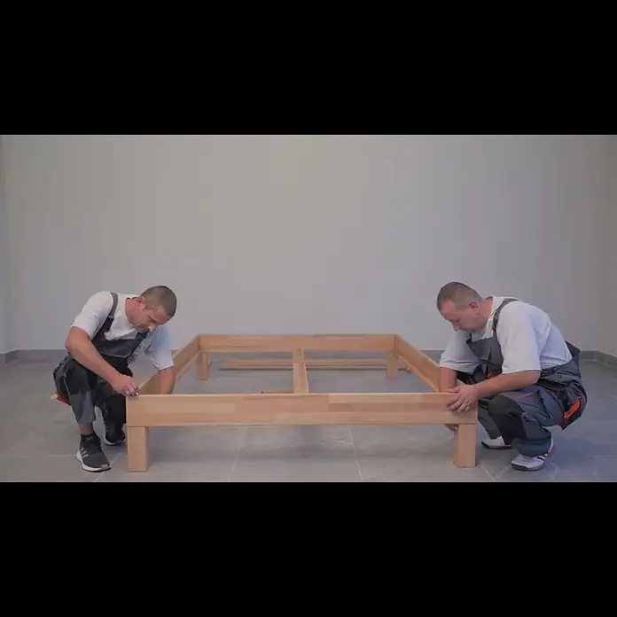 Krok Wood Bett Julia100 x 220 cm, Buche - Krok Wood Bett Julia