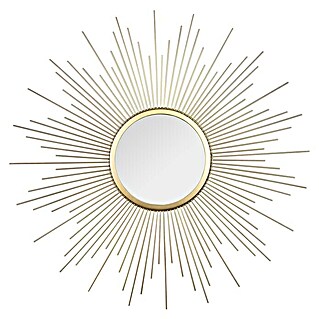 Wandspiegel Susi (Durchmesser: 60 cm, Gold)