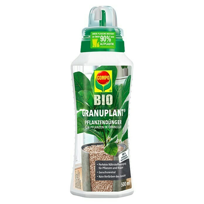 Compo Bio Flüssigdünger Granuplant (500 ml, Geeignet für: Hydrokulturen) | BAUHAUS