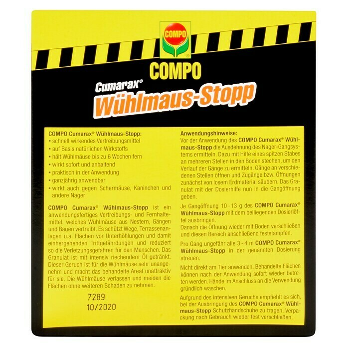 Compo Wühlmaus-Stopp Cumarax (200 g) | BAUHAUS