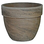 Blumentopf Levante (Außendurchmesser: 38,6 cm, Höhe: 32 cm, Ton, Terracotta, Basalt)