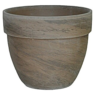 Pflanztopf Levante (Außenmaß (Ø x H): 39 x 32 cm, Naturmaterialien, Basalt)
