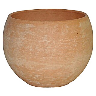 Pflanztopf Luna (Außenmaß (Ø x H): 26 x 19,1 cm, Naturmaterialien, Terracotta)