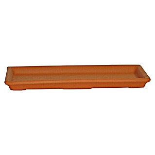 Kasten-Untersetzer (51 x 20 x 4 cm, Naturmaterialien, Tonrot)
