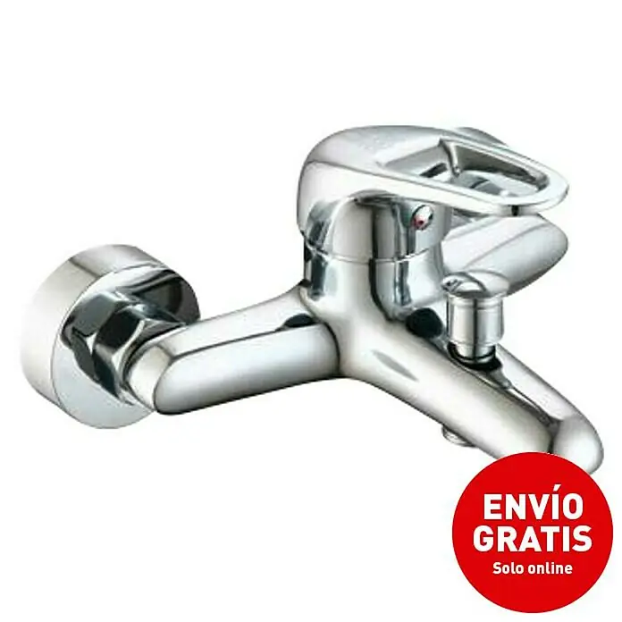 Universal de Grifería Nilo Grifo monomando de bañera - Cromo, Brillante - Grifo mezclador monomando de lavabo cromado brillante. Ideal para baños modernos.