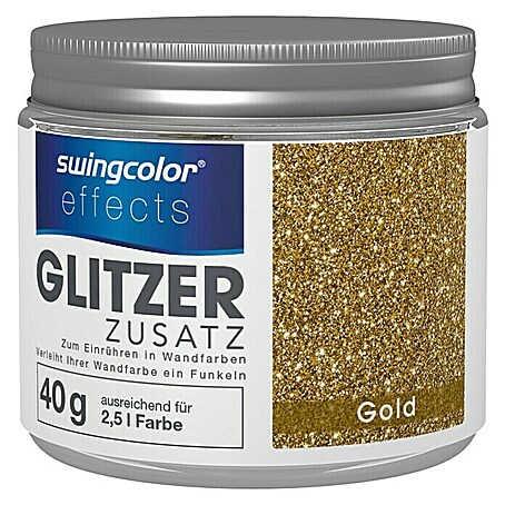swingcolor effects Effektzusatz Glitzer-Zusatz (Gold)