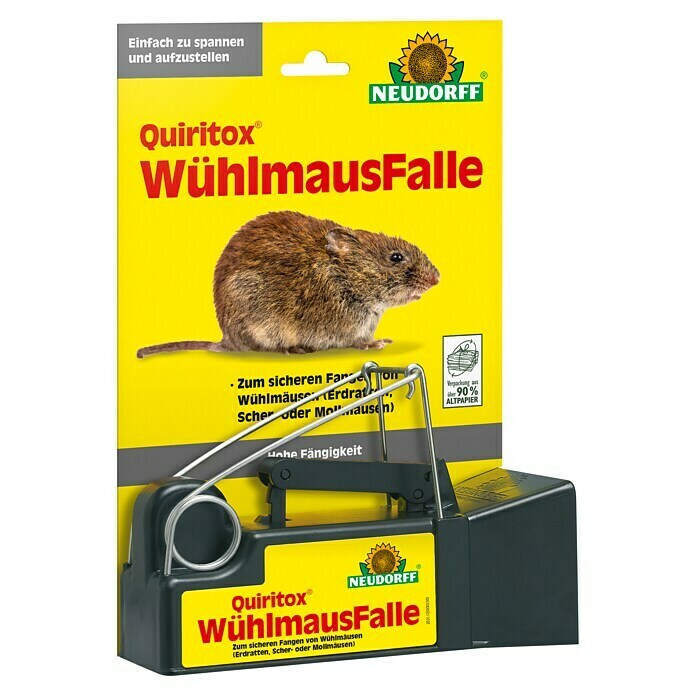 Neudorff Quiritox Wühlmausfalle (Spezialfalle, Kunststoff) | BAUHAUS