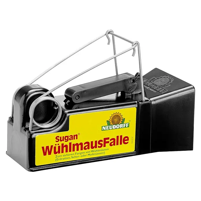 Neudorff Quiritox Wühlmausfalle - Spezialfalle, Kunststoff - Eine Sugan Wühlmausfalle von Neudorff, eine effektive Lösung zur Bekämpfung von Wühlmäusen in Gärten und Grundstücken.