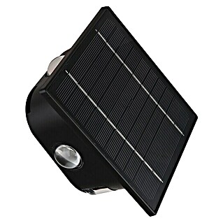 Globo LED-Solar-Außenwandleuchte (Solarzelle, Kunststoff, Mehrfarbig, Schwarz)
