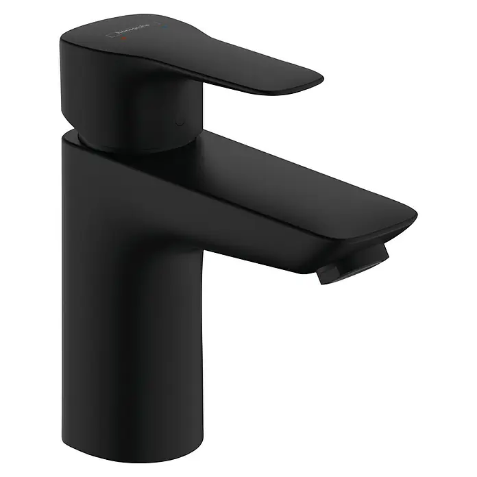 Hansgrohe MySport Waschtischarmatur L - Schwarz, Matt - Elegante, mattschwarze Hansgrohe Waschtischarmatur mit schlankem Design. Moderne Armatur für stilvolle Badezimmer.