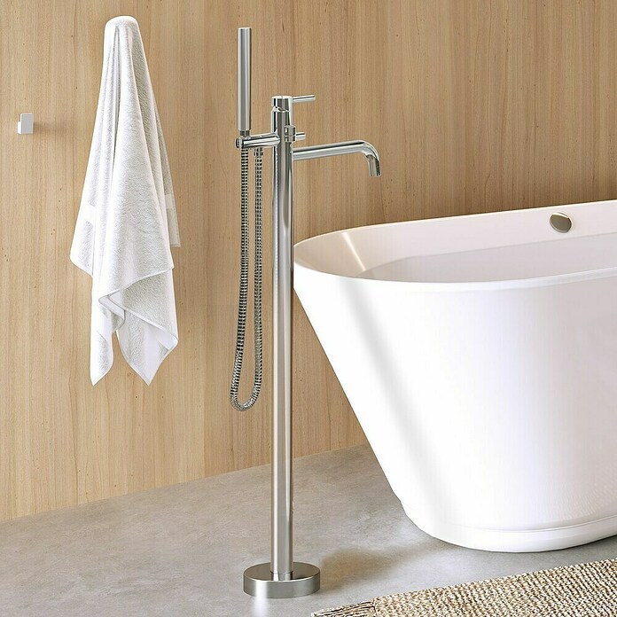 Allibert Vrijstaande badkraan Avery (Hoogte: 115 cm, Chroom) | BAUHAUS