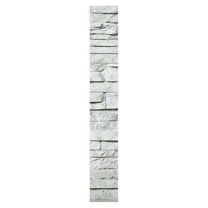 Grosfillex Revestimiento de pared Element 3D Paramento blanco (L x An: 260 x 37,5 cm, Liso)