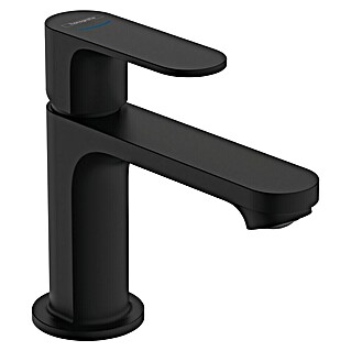 Hansgrohe Rebris S Grifo con temporizador (Negro, Profundidad del grifo: 14,7 cm)