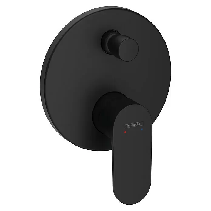 Hansgrohe Rebris S UP-BadewannenarmaturSchwarz, Durchflussmenge: 25,6 l/min