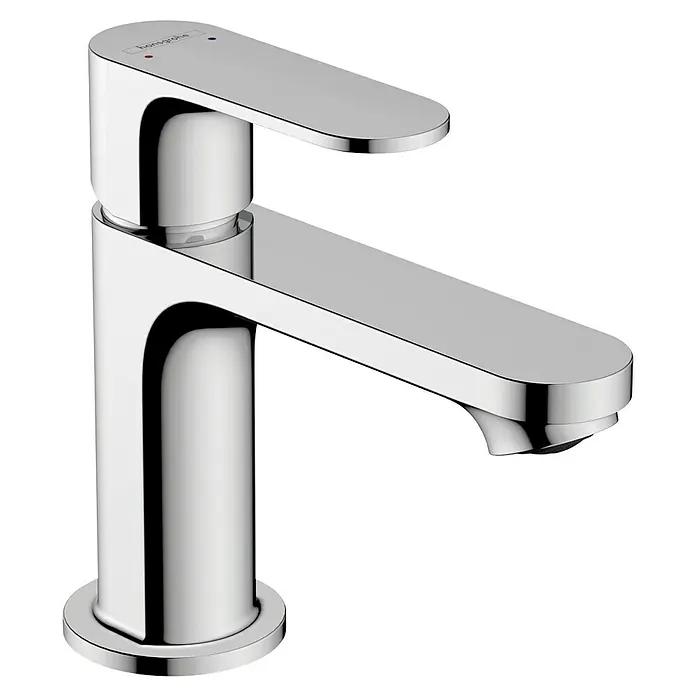 Hansgrohe Rebris S Waschtischarmatur 80 - Chrom, Ausladung Armatur: 14,7 cm, Ausstattung Armatur: Zugstange - Elegante Chrom-Waschtischarmatur von Hansgrohe mit klarem Design und präziser Funktionalität. Perfekt für moderne Badezimmer.