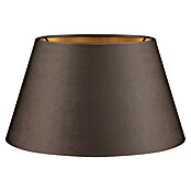 Home Sweet Home Lampenschirm Velvet (Grau-Gold, E27, 30 x 20 x 17 cm) | BAUHAUS