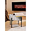 Voltomat HEATING Chimenea eléctrica de pie o mural Flat (Negro, 1.400 - 1.600 W)