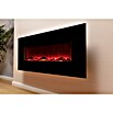 Voltomat HEATING Chimenea eléctrica de pie o mural Flat (Negro, 1.400 - 1.600 W)