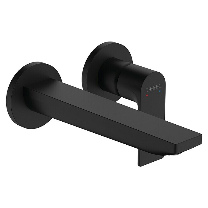 Hansgrohe Rebris E Grifo de lavabo (Negro, Profundidad del grifo: 21,4 cm) | BAUHAUS