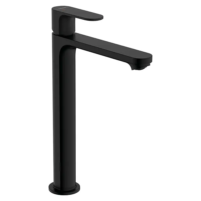 Hansgrohe Rebris S Waschtischarmatur 240 CoolStart - Schwarz, Durchflussmenge: 5 l/min, Höhe: 30,3 cm - Elegante, mattschwarze Waschtischarmatur. Die Armatur besticht durch ihr modernes Design und die hochwertige Verarbeitung.