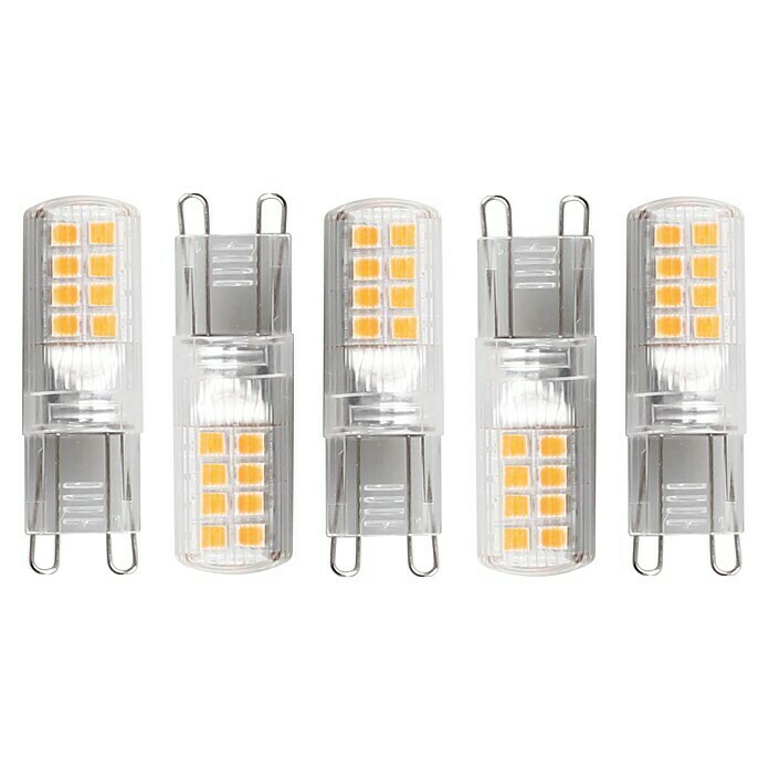 LED-Lampen Set (G9, Dimmbarkeit: Nicht Dimmbar, Warmweiß, 320 lm, 2,6 W, 5 Stk.) | BAUHAUS