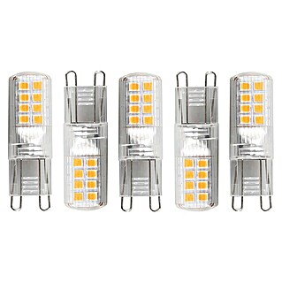 LED-Lampen Set (G9, Dimmbarkeit: Nicht Dimmbar, Warmweiß, 320 lm, 2,6 W, 5 Stk.)