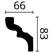 Nmc Decoflair Zierprofil Deckenleiste D14 (2 m x 66 mm x 83 mm, Extrudiertes Polystyrol (XPS)) | BAUHAUS