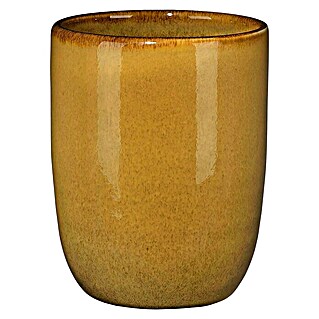 Trinkbecher Tabo (Ø x H: 7,5 x 10 cm, Gelb, Keramik)