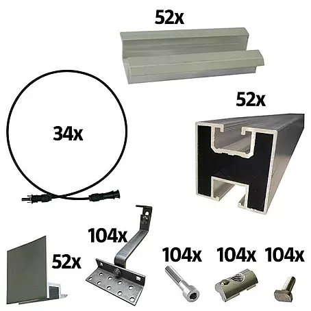 Absaar  Befestigungs-Set