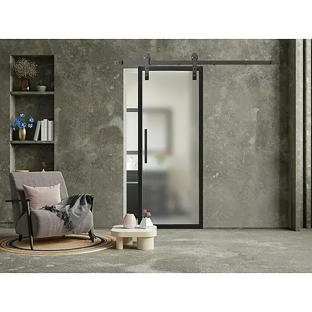 Puerta corredera de vidrio Yumei