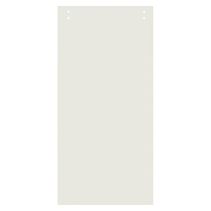 Puerta corredera de vidrio Hiro - 75 x 210 cm, Vidrio templado, Herraje visto plano - Elegante puerta de armario color crema con diseño minimalista, ideal para espacios modernos. Ofrece una estética atemporal y se adapta perfectamente a cualquier interior.