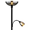 Globo Lámpara de pie Blade (Altura: 178 cm, Negro, Negro, Portalámparas: E27) | BAUHAUS